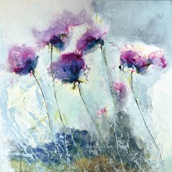 Grace and Beauty I by Emilija Pasagic - Embellished Box Canvas sized 18x18 inches. Available from Whitewall Galleries